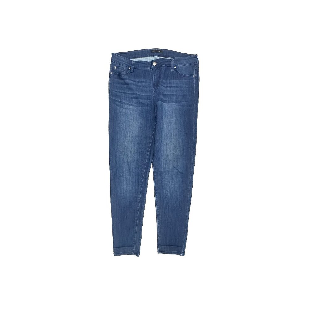 Truth & Theory Skinny Women's size 14 Dark Wash Blue Denim Jeans
